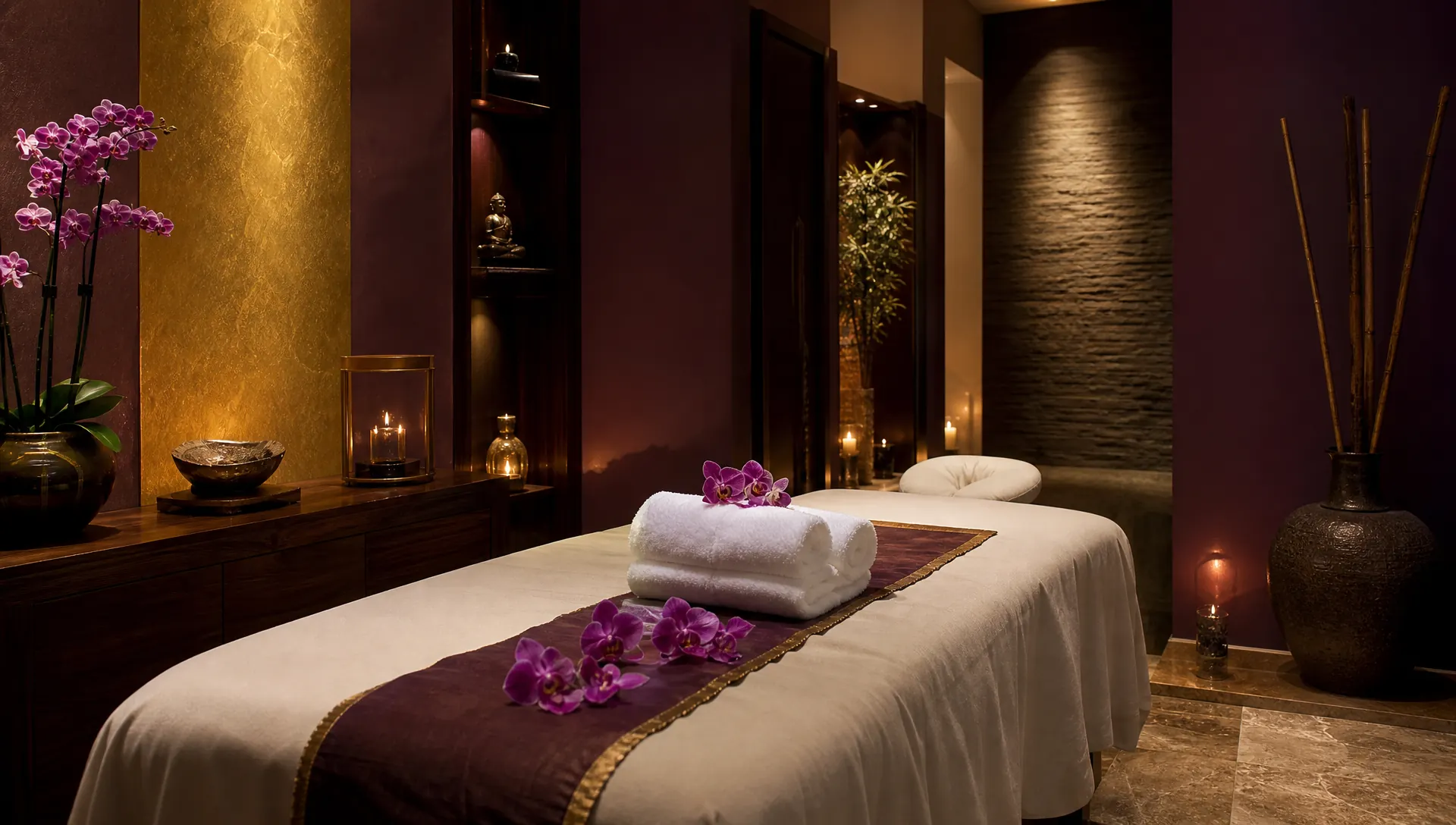 Full body massage treatment room at City Massage Dublin
